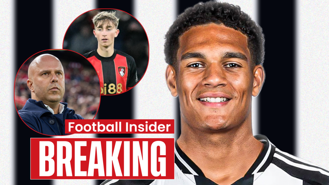 Jarell-Quansah-Newcastle-Liverpool-Arne-Slot-Dean-Huijsen-Bournemouth-breaking