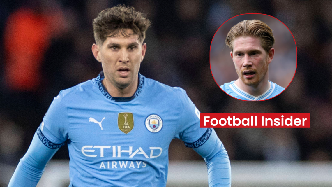 John Stones Kevin De Bruyne Man City