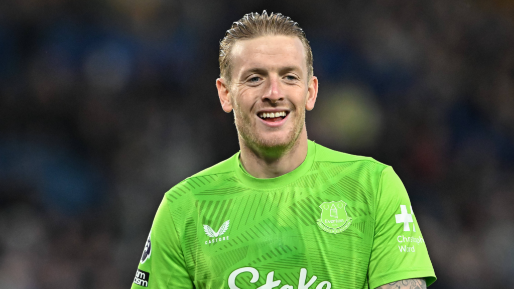 Everton goalkeeper Jordan Pickford