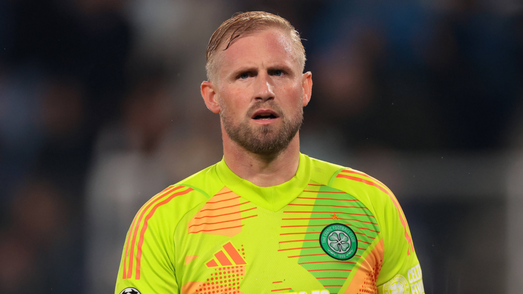 Kasper Schmeichel Celtic looking focused