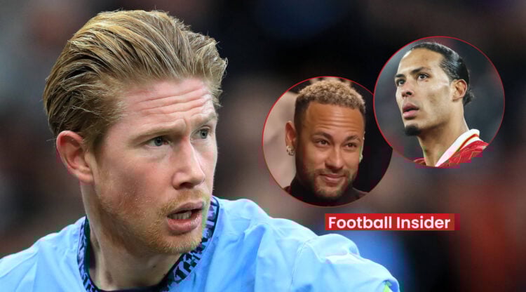 Kevin De Bruyne, Neymar, Virgil van Dijk, Man City