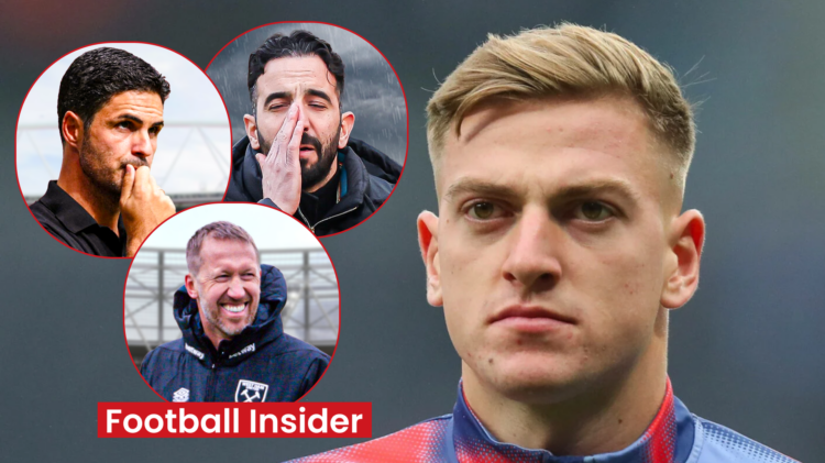 Liam Delap Ipswich Graham Potter West Ham Ruben Amorim Man United Mikel Arteta Arsenal