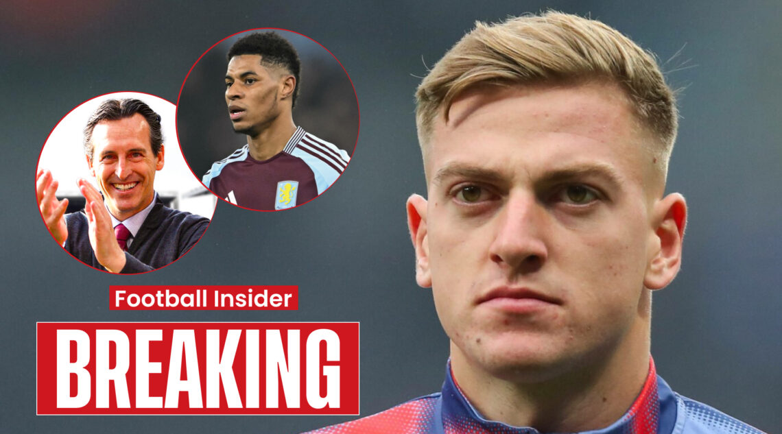 Liam Delap, Unai Emery, Marcus Rashford, Aston Villa