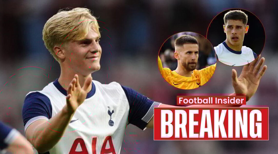 Lucas Bergvall, Guglielmo Vicario, Micky van de Ven, Tottenham