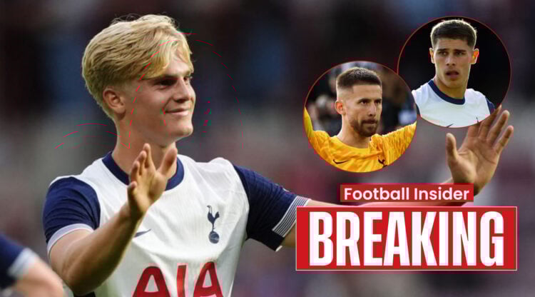 Lucas Bergvall, Guglielmo Vicario, Micky van de Ven, Tottenham