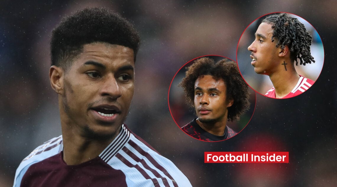 Marcus Rashford, Joshua Zirkzee, Leny Yoro, Aston Villa