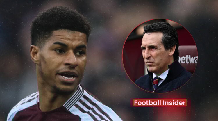 Marcus Rashford, Unai Emery, Aston Villa