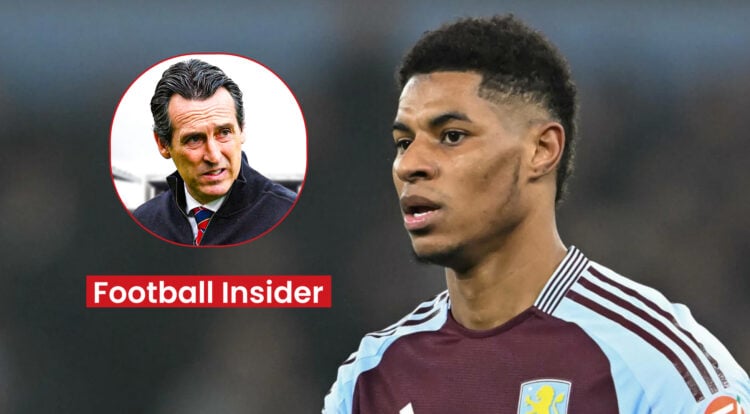 Marcus Rashford Unai Emery Aston Villa