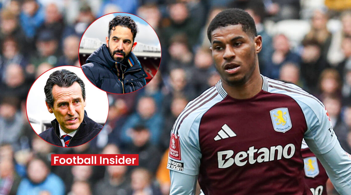 Marcus Rashford, Unai Emery, Ruben Amorim