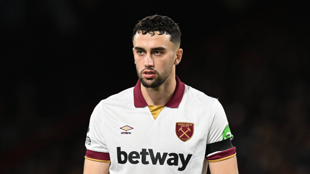 Max Kilman West Ham looking focused