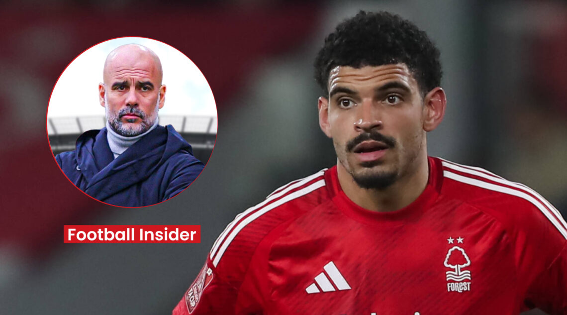 Morgan Gibbs-White, Pep Guardiola, Man City