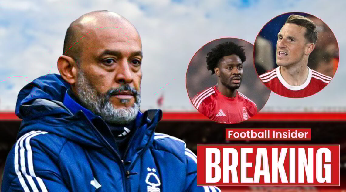 Nuno Espirito Santo, Ola Aina, Chris Wood, Nottingham Forest