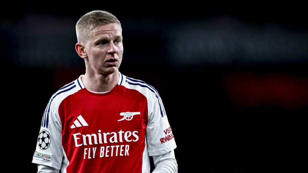 Arsenal defender Oleksandr Zinchenko