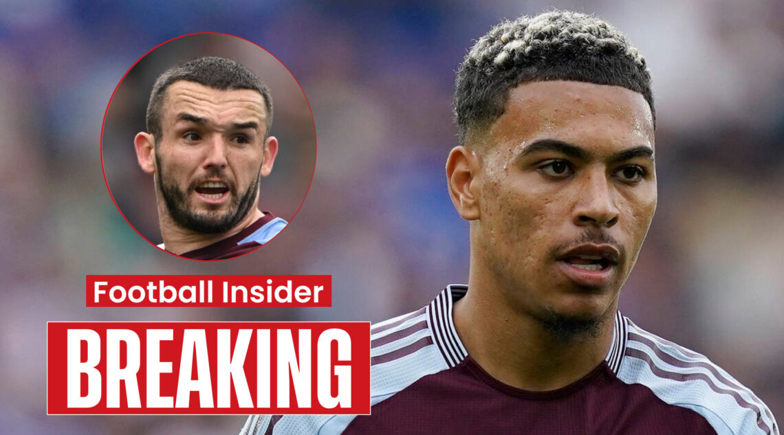 Aston Villa players Morgan Rogers and John McGinn
