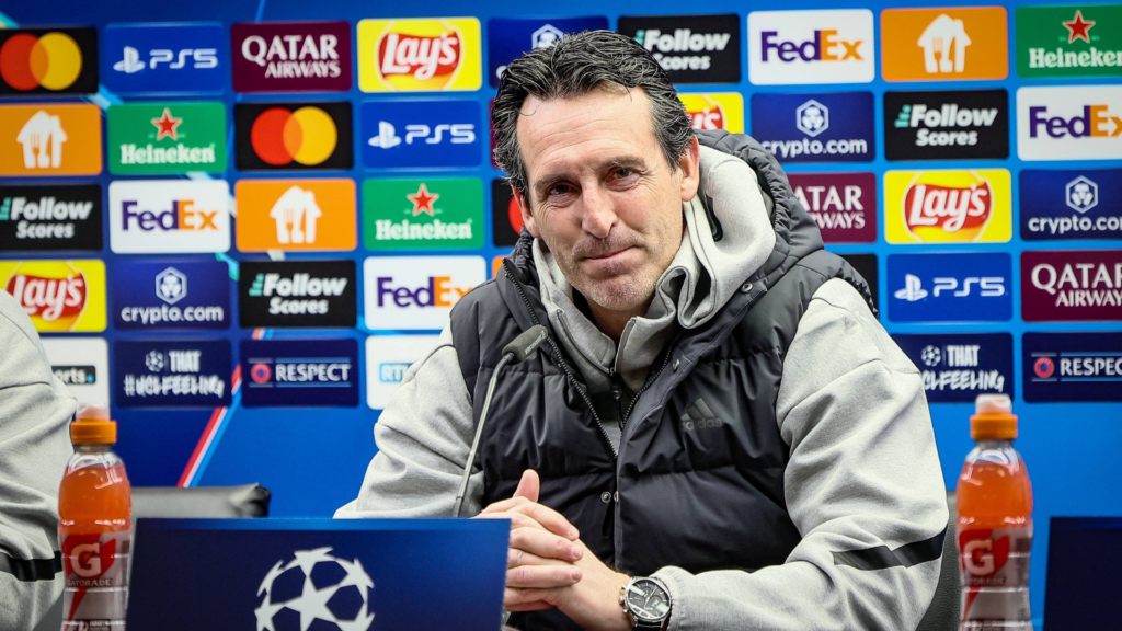 Unai Emery Aston Villa