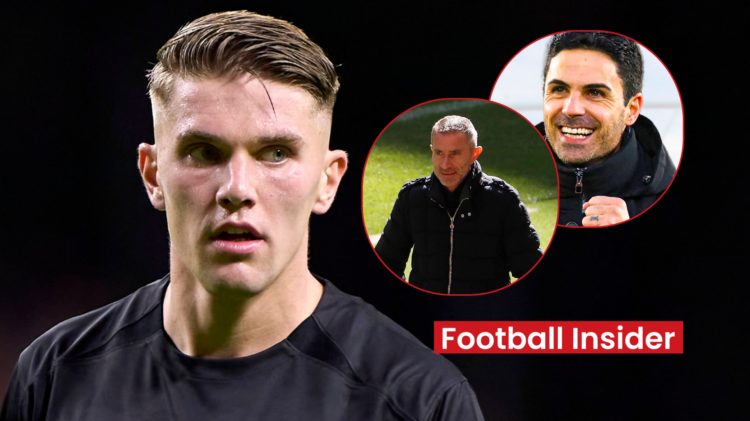 Viktor Gyokeres Andrea Berta Mikel Arteta Arsenal