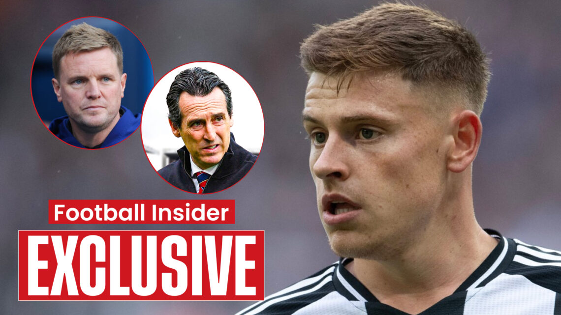 Eddie Howe Harvey Barnes Unai Emery, Newcastle Aston Villa