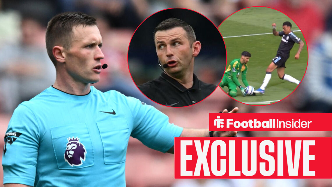 Thomas Bramall Michael Oliver Morgan Rogers, PGMOL Aston Villa