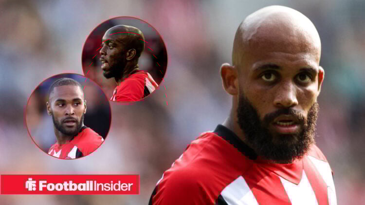 Bryan Mbeumo, Rico Henry, Yoane Wissa, Brentford
