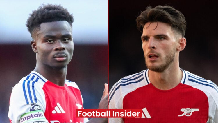 Bukayo Saka, Declan Rice, Arsenal