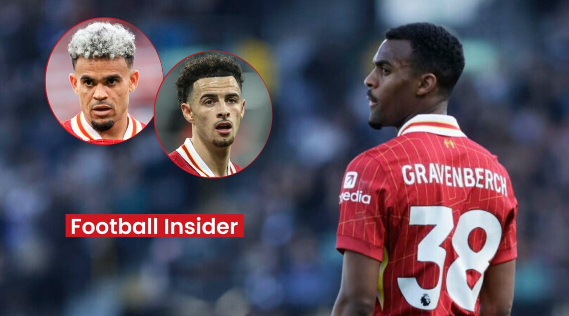 Ryan Gravenberch Luis Diaz Curtis Jones, Liverpool