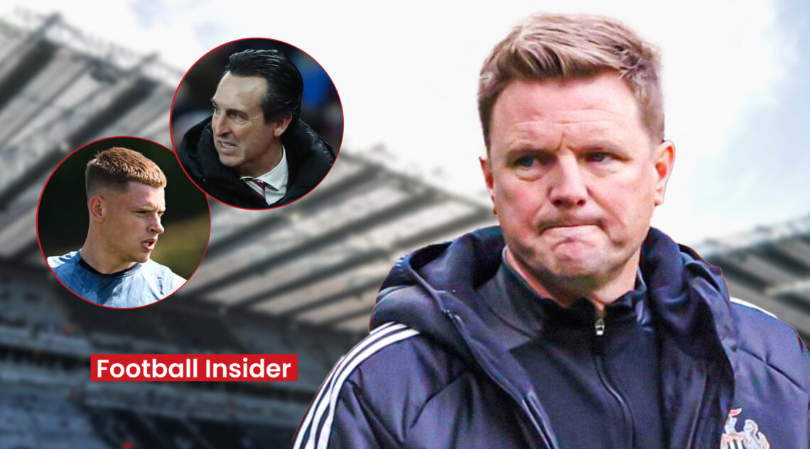Eddie Howe, Harvey Barnes, Unai Emery, Newcastle United