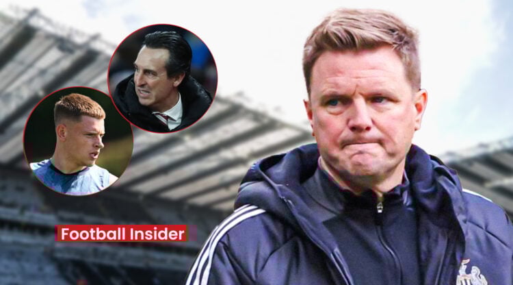 Eddie Howe, Harvey Barnes, Unai Emery, Newcastle United