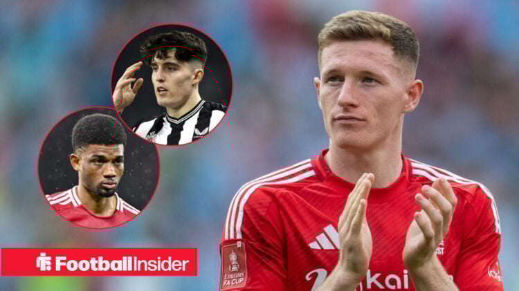 Elliot Anderson, Amad Diallo, Tino Livramento, Nottingham Forest