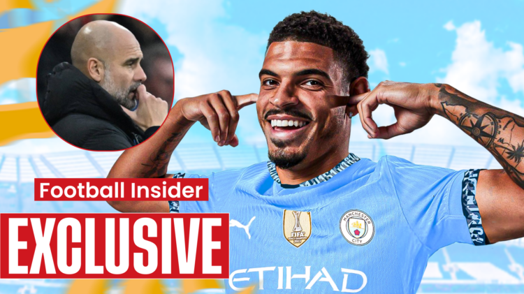 Pep Guardiola Morgan Gibbs-White Man City