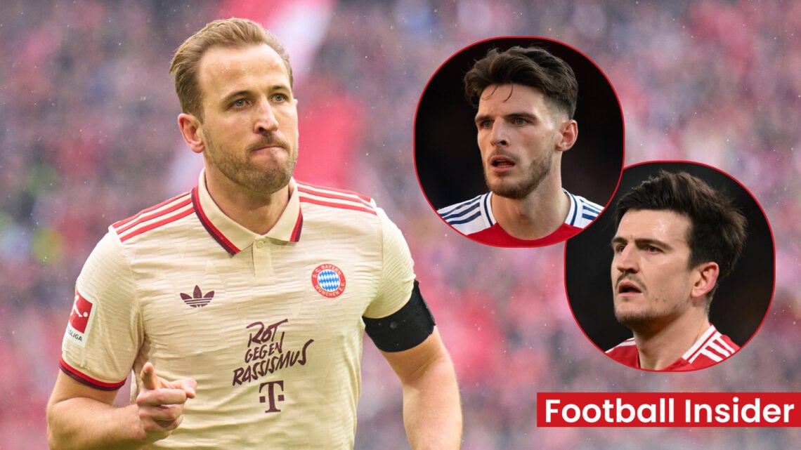 Harry Kane Declan Rice Harry Maguire
