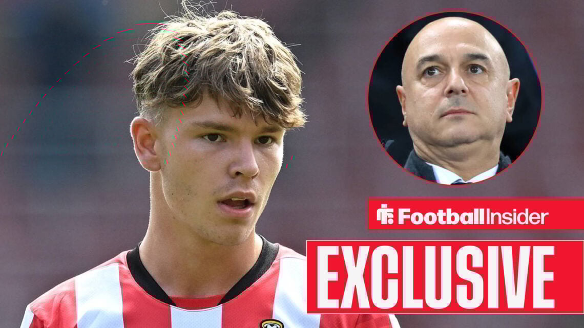 Tyler Dibling Daniel Levy Tottenham