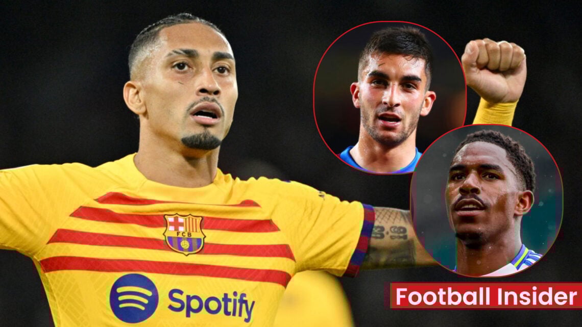 Raphinha Ferran Torres Junior Firpo Barcelona