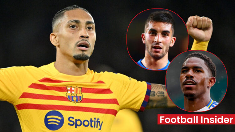 Raphinha Ferran Torres Junior Firpo Barcelona