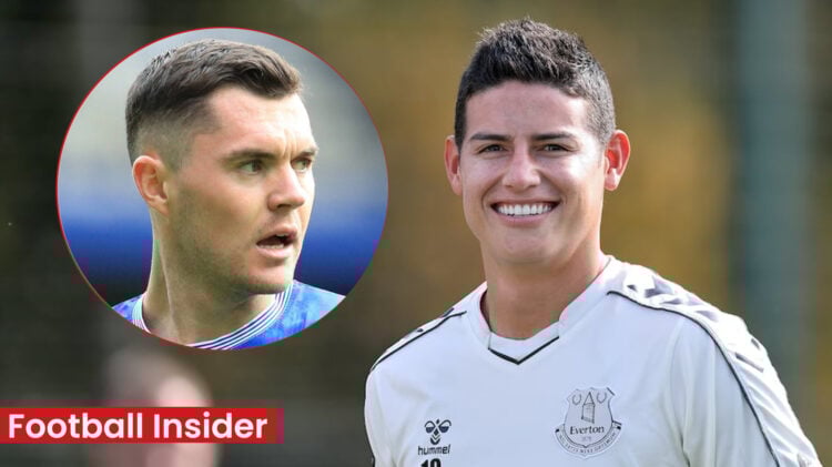 Michael Keane James Rodriguez Everton