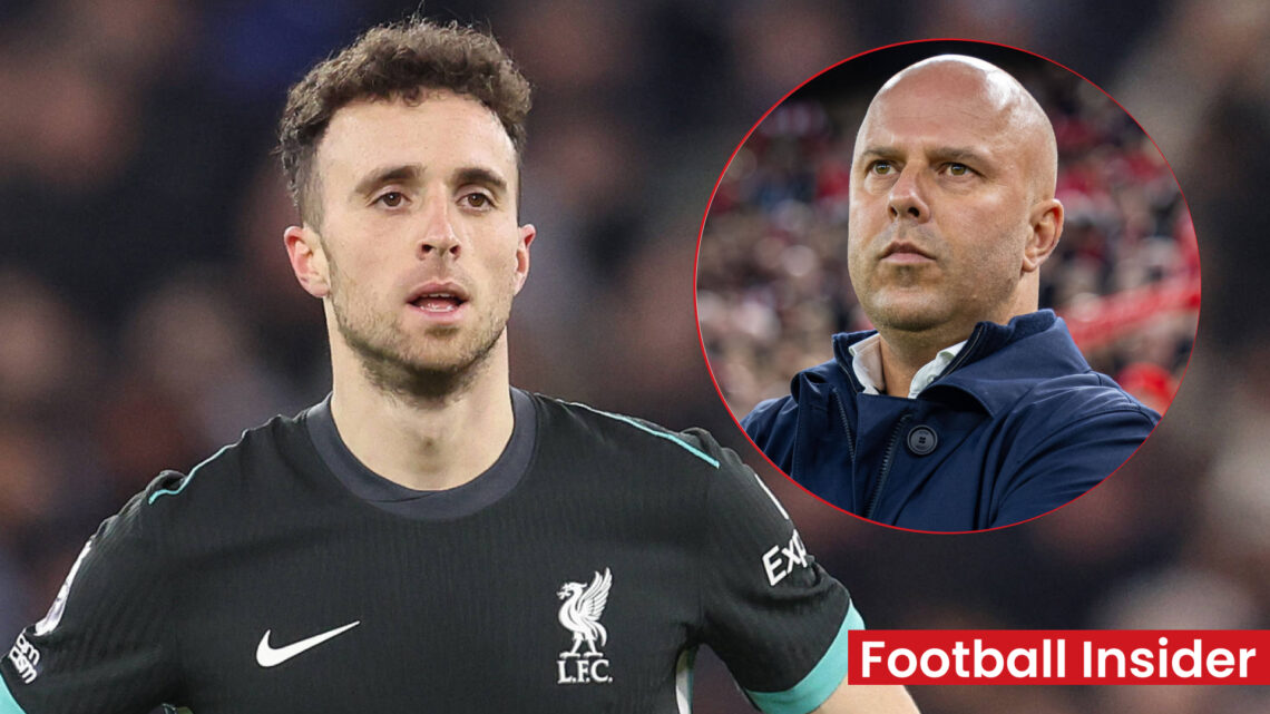 Diogo Jota Arne Slot Liverpool