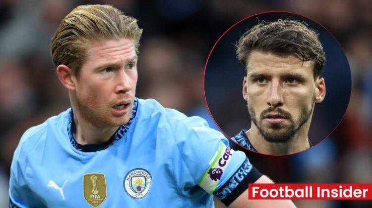 Kevin De Bruyne Ruben Dias Manchester City