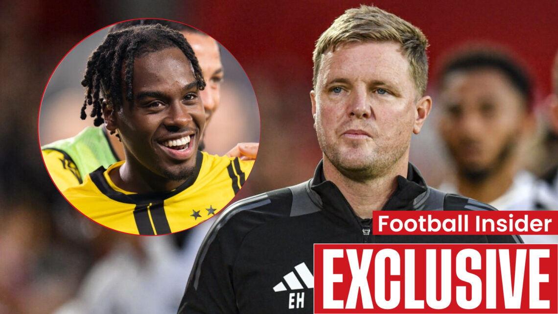 Jamie Gittens Eddie Howe Newcastle