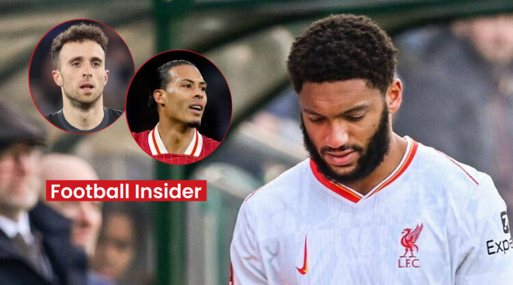 Joe Gomez Diogo Jota Virgil van Dijk