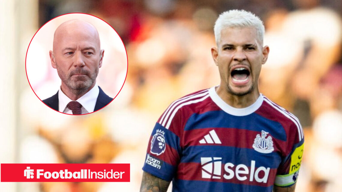 Alan Shearer Bruno Guimaraes, Newcastle