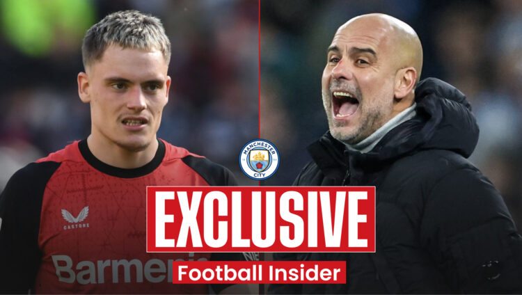 Florian Wirtz Pep Guardiola Man City