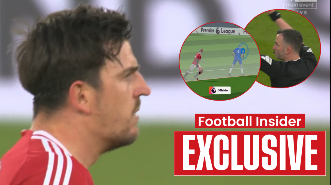 Maguire Man United Chelsea disallowed goal