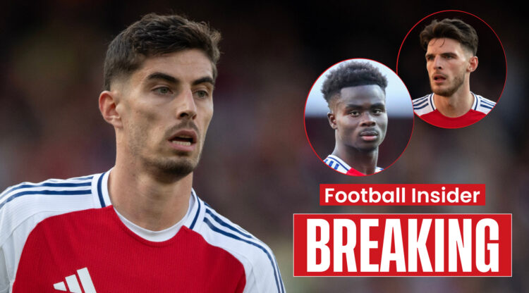 Kai Havertz Bukayo Saka Declan Rice, Arsenal