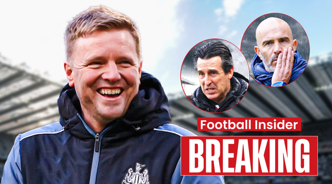 Eddie Howe Unai Emery Enzo Maresca, Newcastle Aston Villa Chelsea