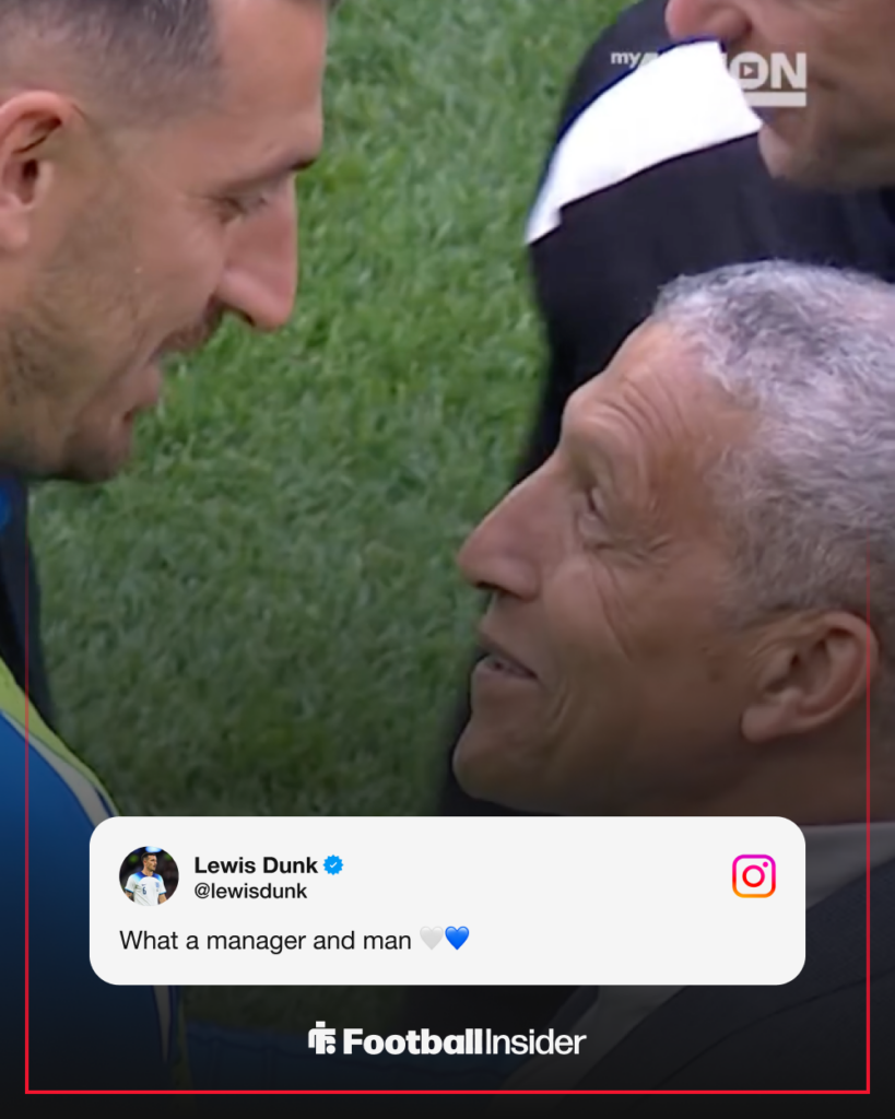 Lewis Dunk Instagram story