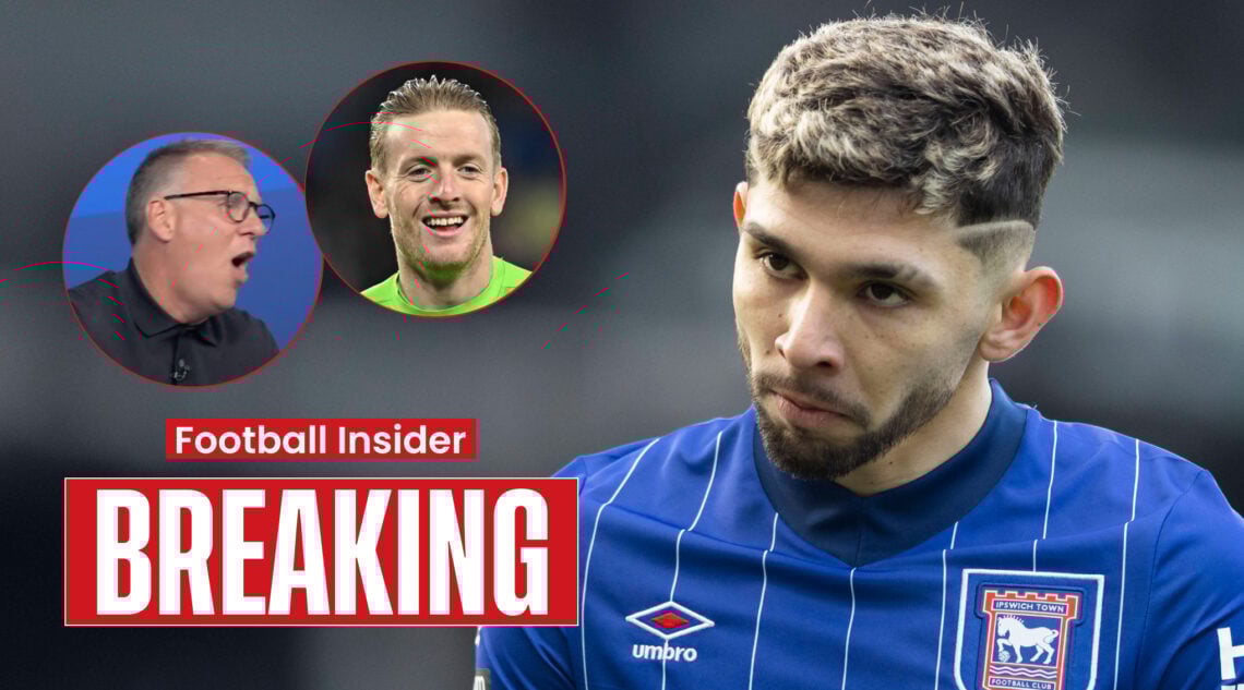Julio Enciso, Paul Merson, Jordan Pickford, Everton
