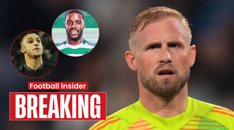 Kasper Schmeichel, Adam Idah, Jeffrey Schlupp, Celtic