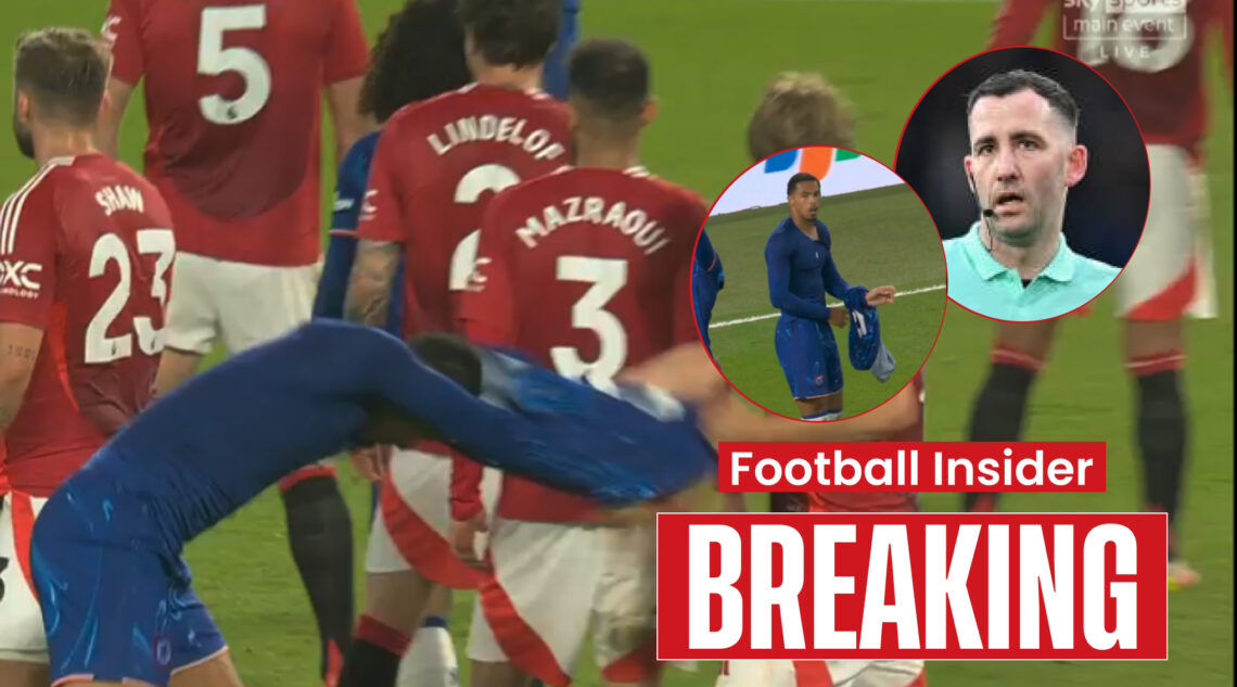 Levi Colwill Rasmus Hojlund Chris Kavanagh, Chelsea Man United PGMOL