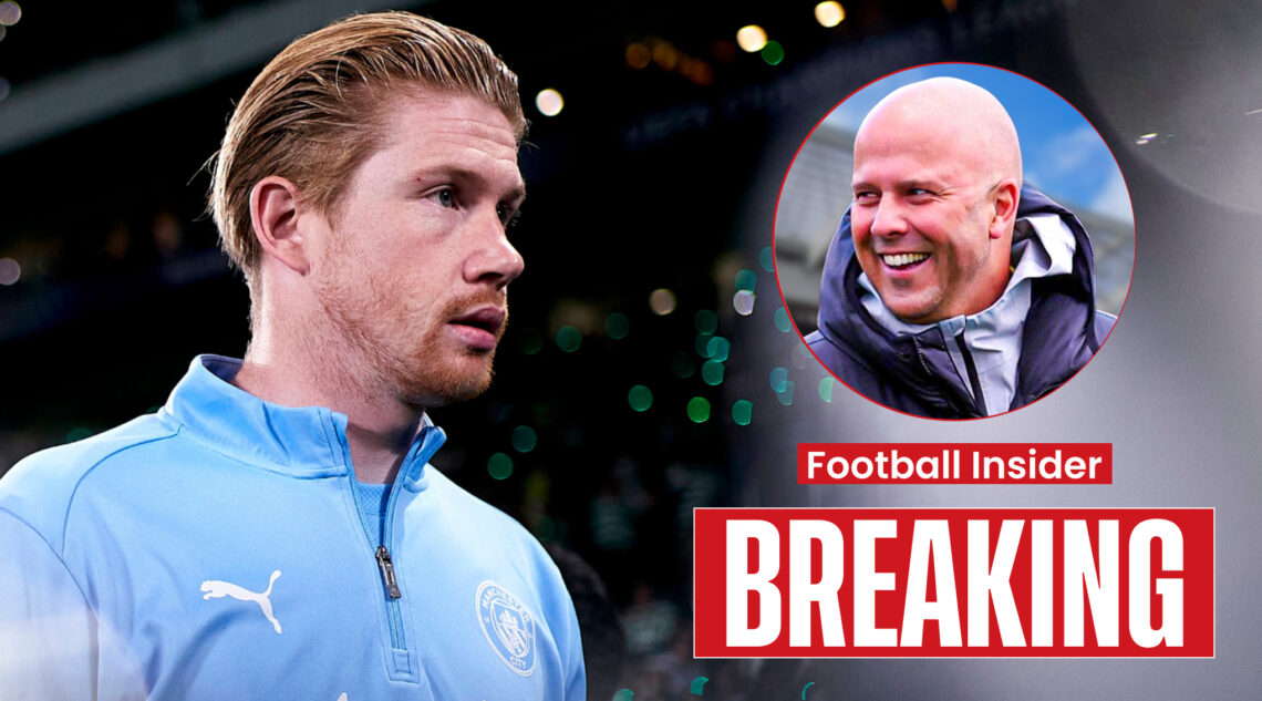 Kevin De Bruyne, Arne Slot, Man City, Liverpool