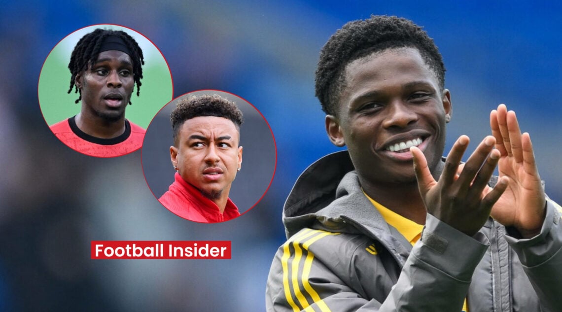 Largie Ramazani, Jesse Lingard, Jeremie Frimpong, Leeds United