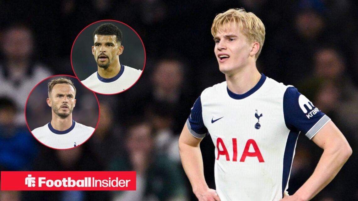Lucas Bergvall, James Maddison, Dominic Solanke, Tottenham